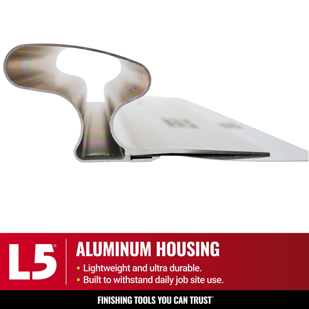LEVEL5 Drywall Skimming Blade Set | 7, 10 & 16 Inch Skimming Blades | Ergonomic Aluminum Body | Replaceable 0.3mm German Stainless Steel Blade | For Smoothing Walls and Ceilings | 5-442