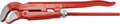 VBW 952030 S-Shaped Pipe Wrench, Red, 3" 76,2 mm
