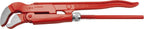 VBW 952030 S-Shaped Pipe Wrench, Red, 3" 76,2 mm