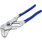 Pliers Wrench, Smooth Jaws, SAE and Metric Scales, Thin Profile, Made in Germany