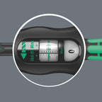 WERA 05075656001 Click-Torque X 6 Torque Wrench for Insert Tools, 80-400 Nm, 14x18 x 80-400 Nm