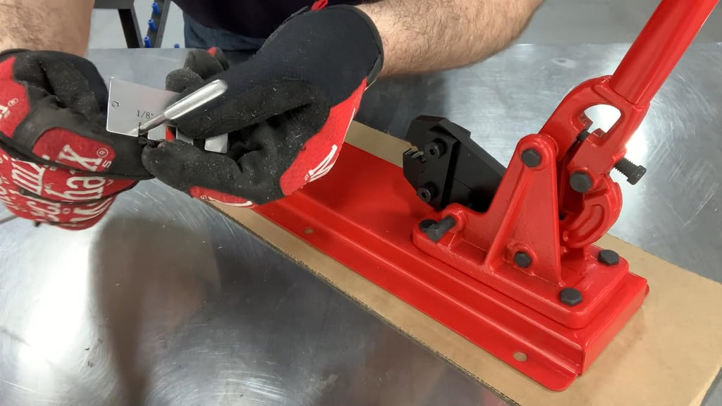Atlantis HandiSwage E0115-H600 Bench Swager for Use with SUNCOR & Atlantis Rail Systems Hand-Swage Fittings (1/8", 5/32", 3/16")