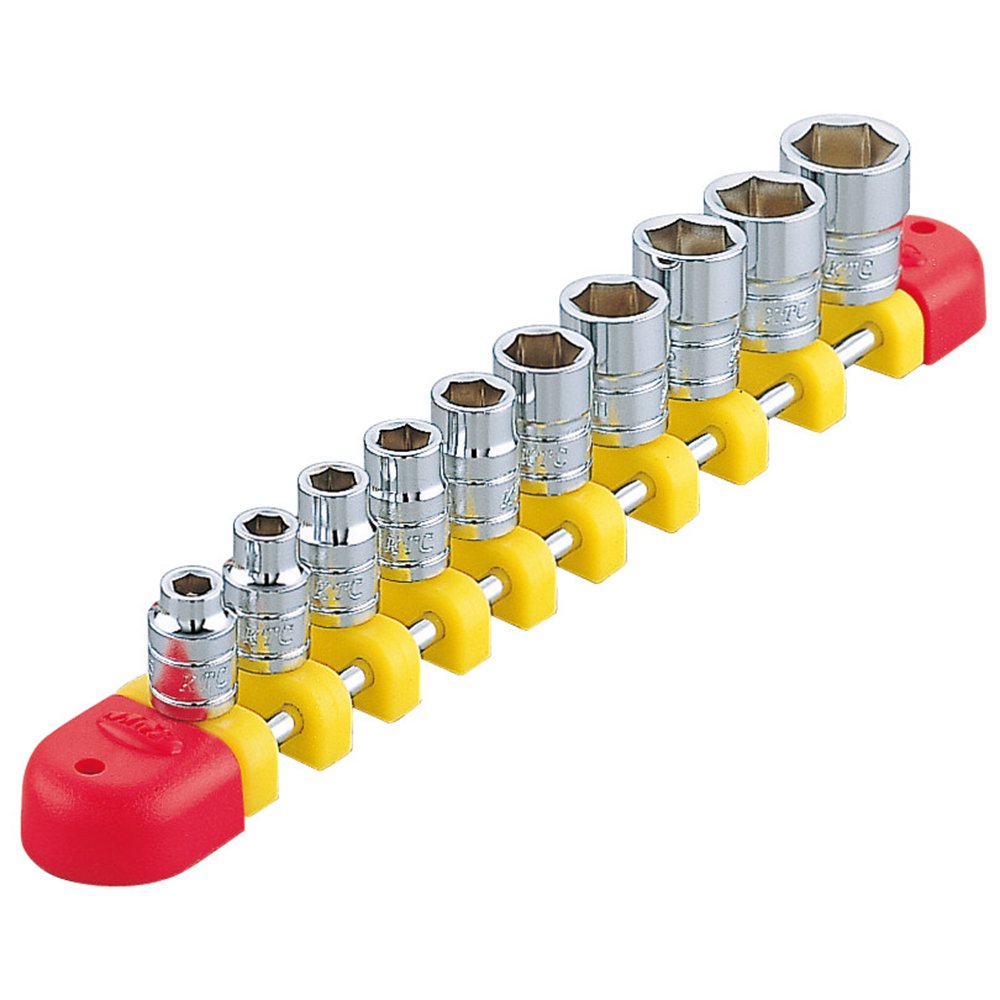 Kyoto Machine Tools (KTC) Socket Wrench Set, TB410, Insertion Angle: 0.5 inches (12.7 mm), 14 Pieces, 1 Set