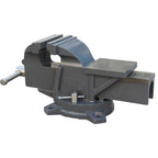 KAKA INDUSTRIAL Bench Vises 8 Inch Jaw Width, 8.7 Inch Jaw Opening Homeowner's Vise, Swivel Base Heavy Dutyl, for Drilling, Pipe Cutting, Woodworking HIS-200