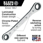 Klein 68222 Ratcheting Box Wrench Set, 7-Piece