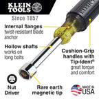 Klein Tools 80028 Hand Tools Kit includes Pliers, Screwdrivers, Nut Drivers, Backpack, and More Jobsite Tools, 28-Piece & 80019 Tool Set, Multi-Bit Screwdriver and Nut Driver Tool Kit, 4-Piece
