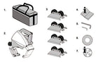 7010463US 170E US Pipe Cutting System for Cutting Steel & Plastic Pipes