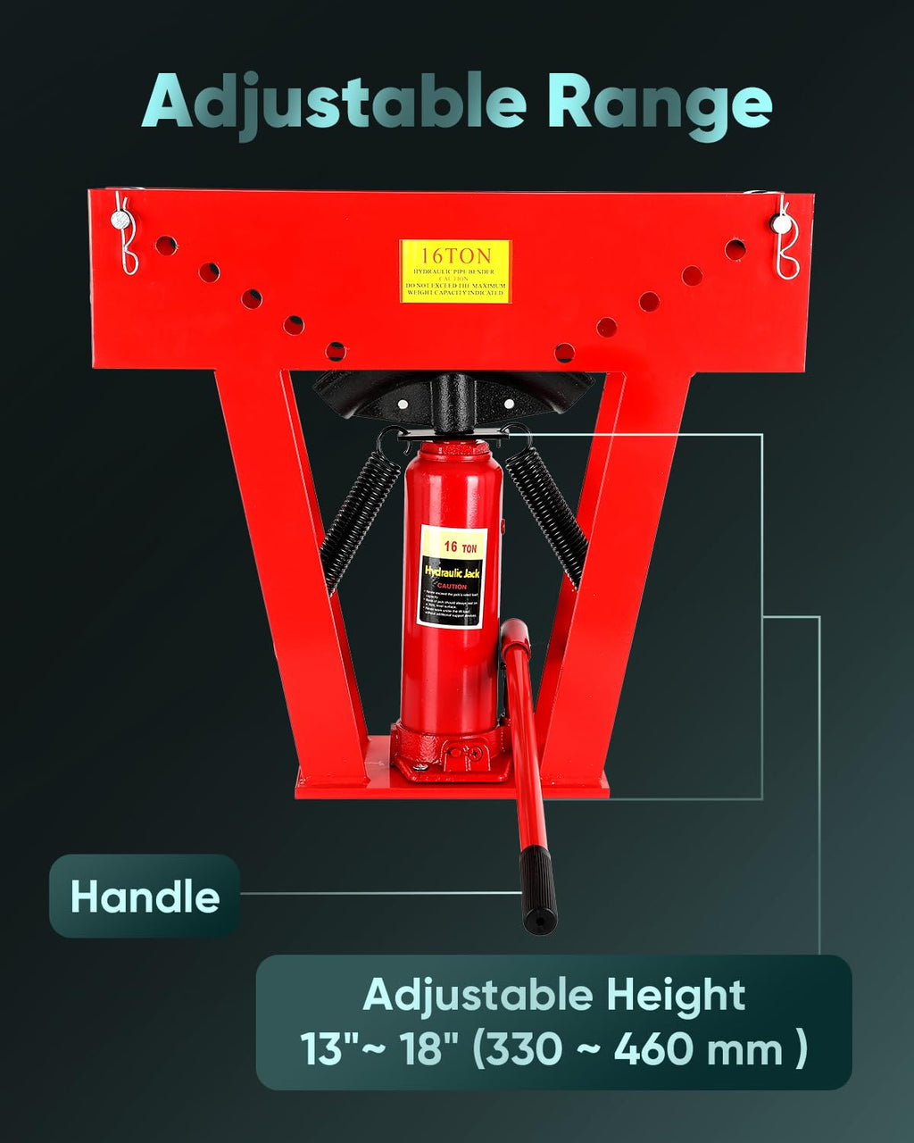 16 Ton Hydraulic Pipe Bender Manual Copper Pipe Bender