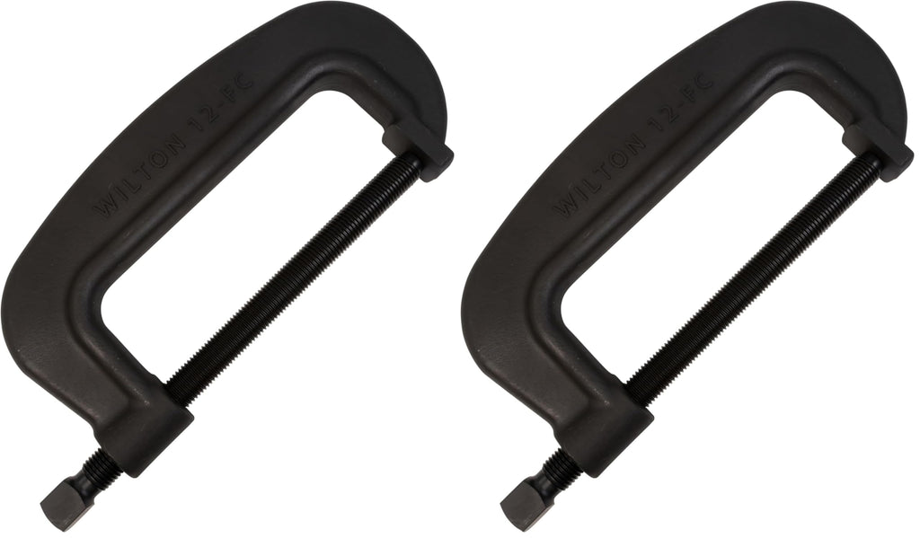 Wilton Brute Force C-Clamp, 5-3/8" Opening, 3-1/8" Throat, 23800 Lbs. Clamping Force (Model 5 F.C.) (Pack of 2)