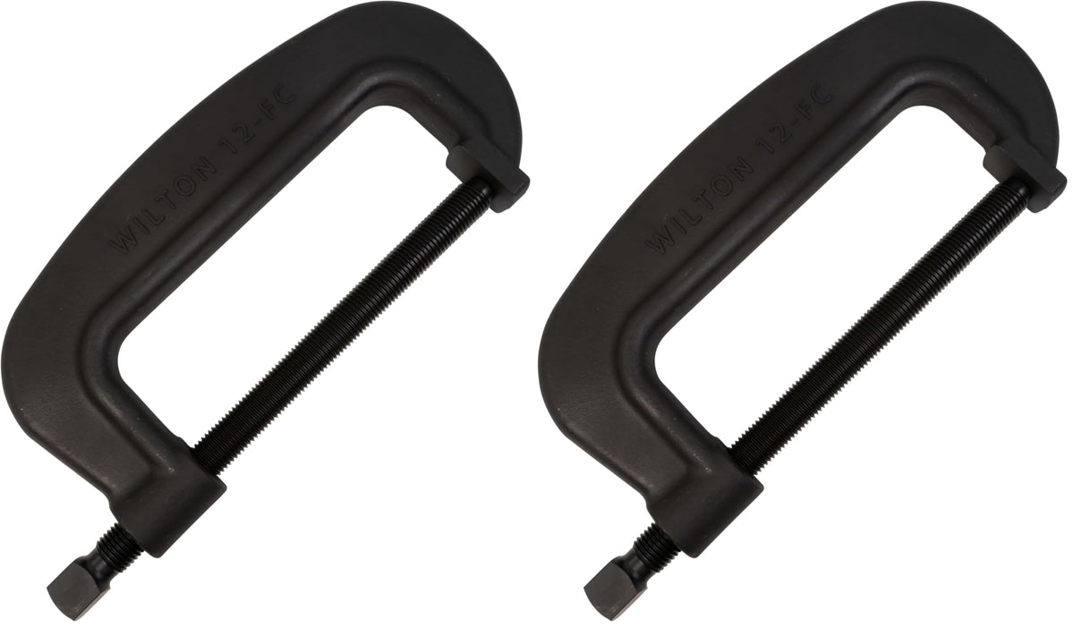 Wilton Brute Force C-Clamp, 5-3/8" Opening, 3-1/8" Throat, 23800 Lbs. Clamping Force (Model 5 F.C.) (Pack of 2)