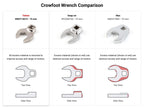 TEKTON 3/8 Inch Drive Crowfoot Wrench Set, 30-Piece | WCF94302