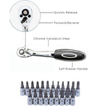 Tool Kit Tool Set Tool Box Set 46 Pcs Socket Set Hardware Tools Home Improvement Sockets Hexagon for Auto Repair Tool Combination Tools Tool Kit Set