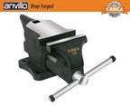 KANCA- ANVILLO - ANV-125 Anvil and Vise Combined, Great Duo, Strong Hand Tools, Jaw Opening 3.5 INCH, Made of Drop-Forged and High-Grade Steel, Black Colour