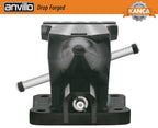KANCA- ANVILLO - ANV-125 Anvil and Vise Combined, Great Duo, Strong Hand Tools, Jaw Opening 3.5 INCH, Made of Drop-Forged and High-Grade Steel, Black Colour
