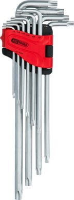 KS Tools 151.4860 Torx angled key wrench set, extra long, 10 pcs.