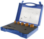 Steel Dragon Tools JK114 Pipe Hole Cutter with 6 Piece Cutter Set up to 1-1/4in.