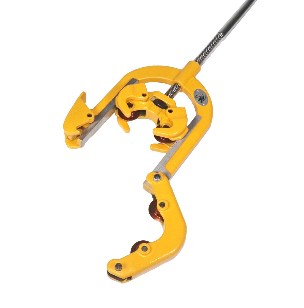 Steel Dragon Tools H4 Hinged 4-Wheel 2in.-4in. Pipe Cutter with Set of 4 Reed 03505 Cutter Wheels for Steel and Ductile Iron Pipe