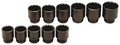 Wright Tool 3/4" Dr., 11 Pc. 12 pt. Impact Socket Set, 1-5/16" to 2"