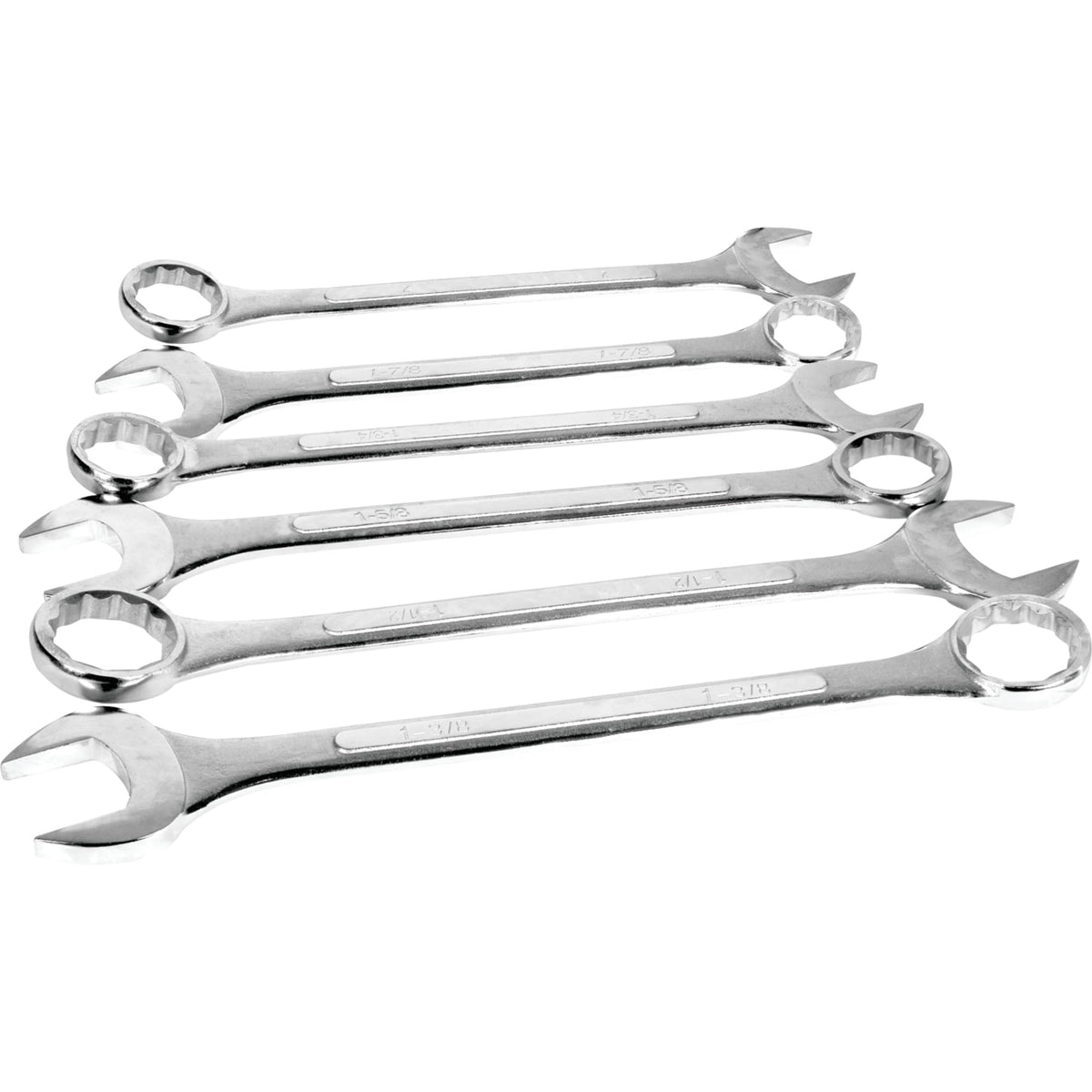Performance Tool S/4 4-Piece Super Jumbo Comb Wrench Set
