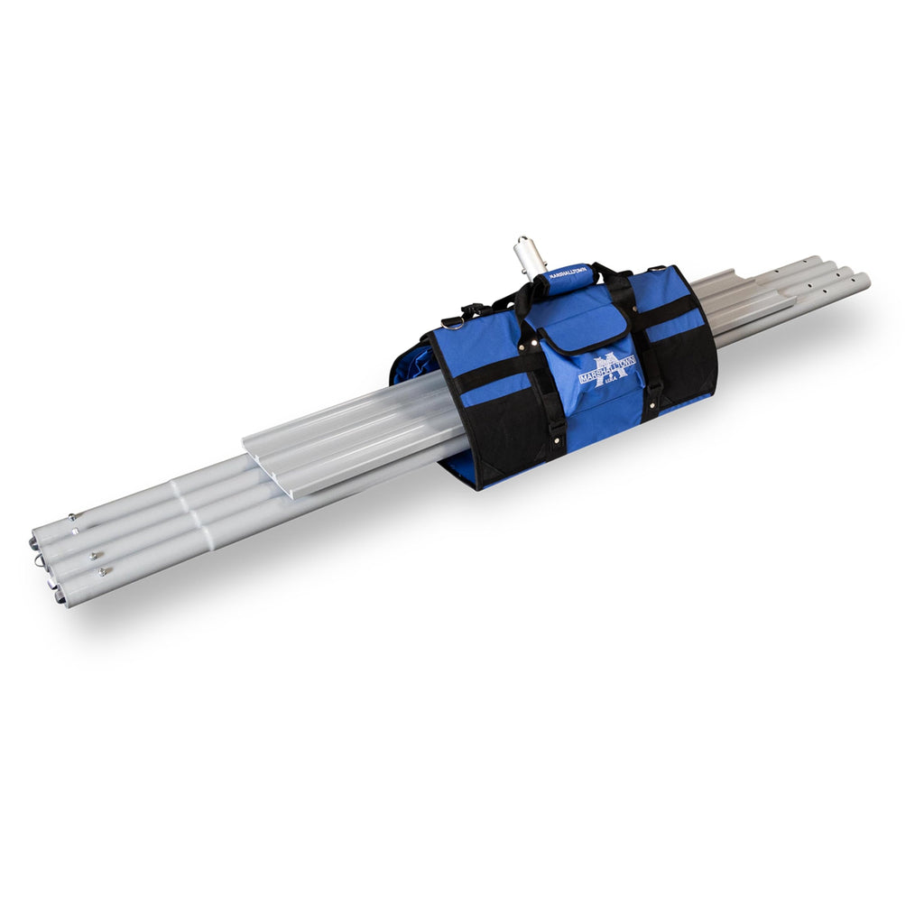 MARSHALLTOWN Concrete Finshers Bull Float Kit, Round End, 1 3/4 Inch MARSHALLTOWN Handles, RotaLeveler, Made In The USA, BFKIT1
