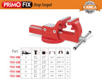 KANCA PRMPL-100,PRIMO PIPE AND BENCH VISE With 360° Rotating Swivel Base,Drop-Forged Pipe and Bench Vise,Jaw Size 4", Max Jaw Opening 4.5",Strong Hand Tools and Machinist Vise (4")