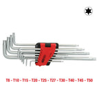 KS Tools 151.4860 Torx angled key wrench set, extra long, 10 pcs.