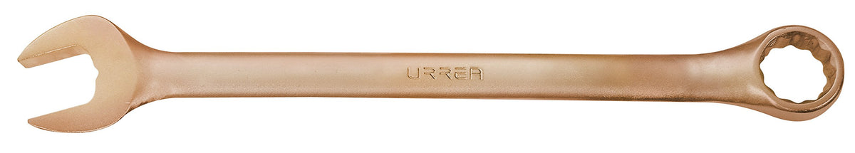 Urrea Combination Wrench - 1-5/8" Non-Sparking Mechanics Tool with 12-Point Box End & Forged Bronze-Aluminum Alloy Construction - UH1252