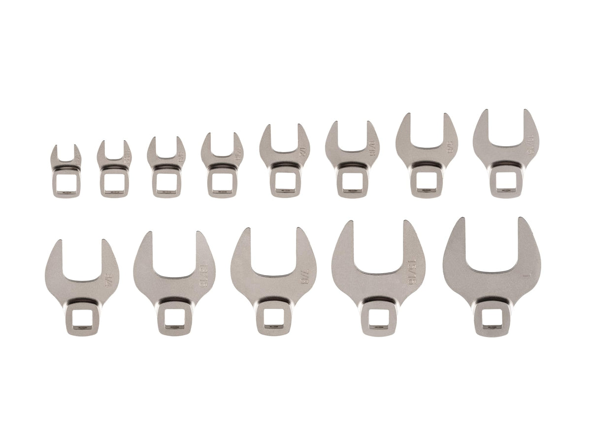 TEKTON 3/8 Inch Drive Crowfoot Wrench Set, 30-Piece | WCF94302
