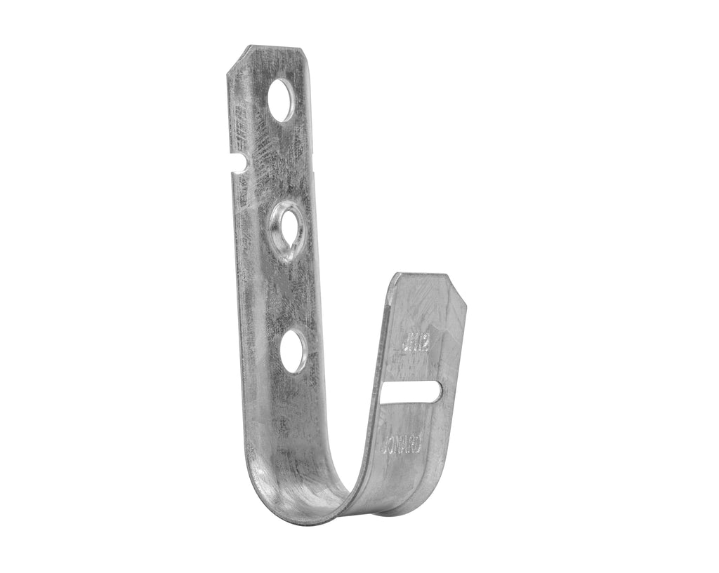 JONARD TOOLS JH21-100 1 5/16” Standard J Hook, Heavy Duty Metal Cable Hooks, Size 21, 100 Pack