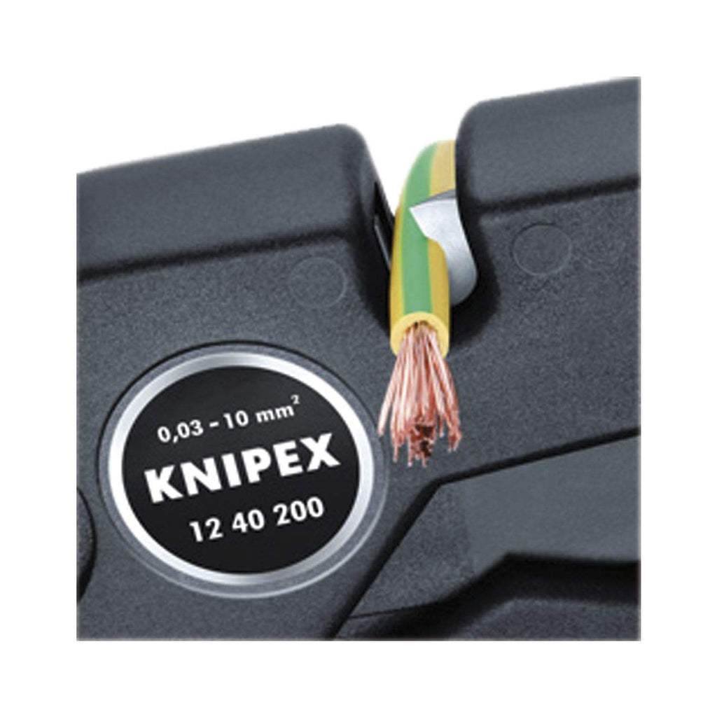 KNIPEX Tools - Self Adjusting Wire Stripper, 6-14 AWG (1250200), 8