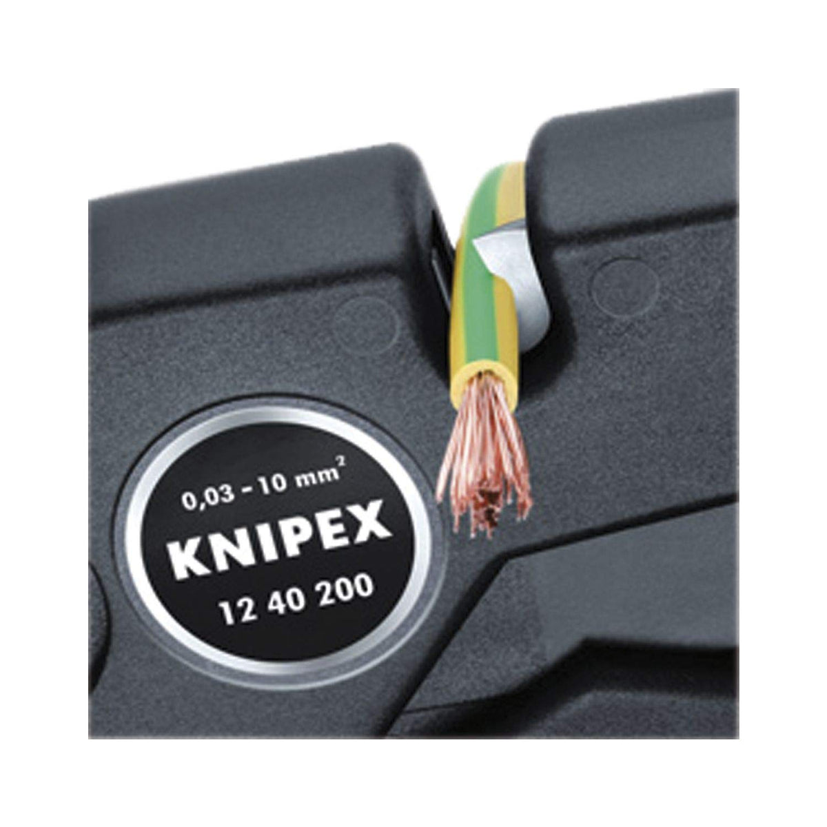 KNIPEX Tools - Self Adjusting Wire Stripper, 6-14 AWG (1250200), 8