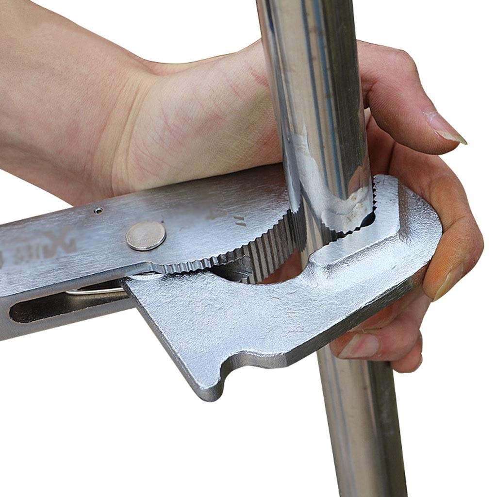Universal Wrench Multifunction Adjustable Pipe Spanner Tool 4-16 Inch Home Hand Tools Quick Snap Grip