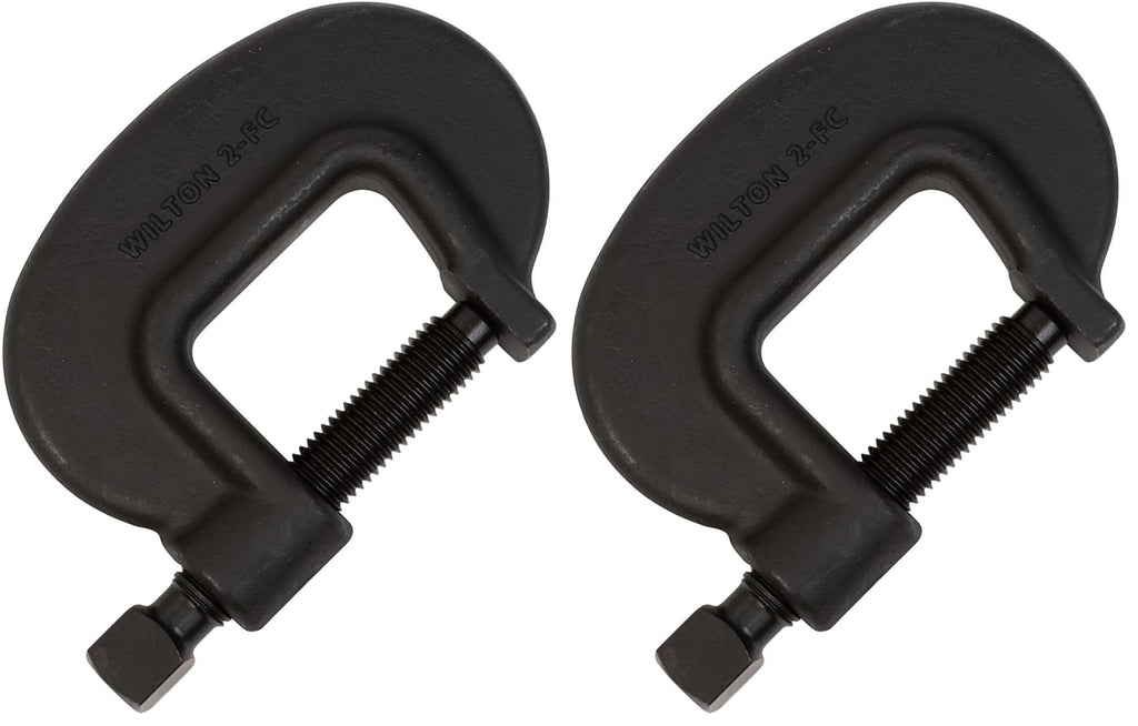 Wilton Brute Force C-Clamp, 5-3/8" Opening, 3-1/8" Throat, 23800 Lbs. Clamping Force (Model 5 F.C.) (Pack of 2)