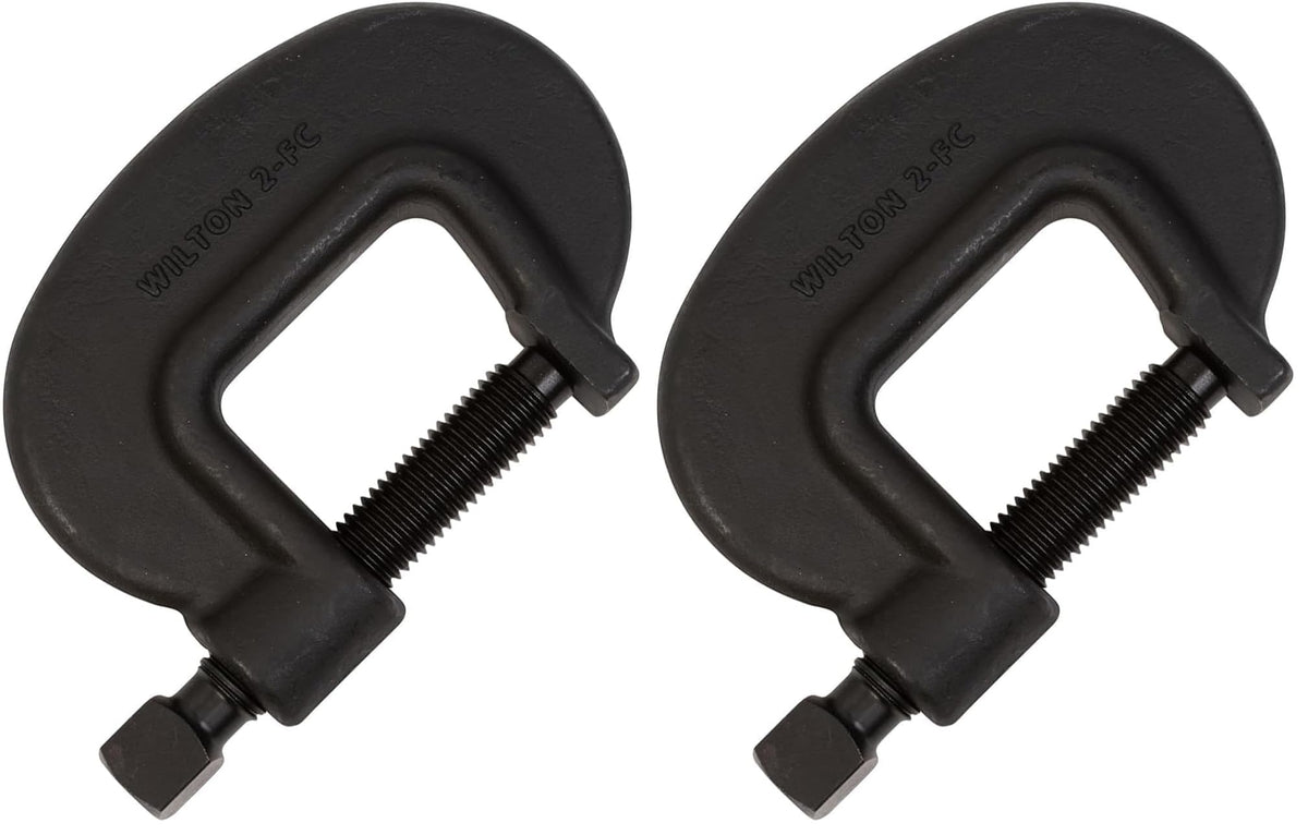 Wilton Brute Force C-Clamp, 5-3/8" Opening, 3-1/8" Throat, 23800 Lbs. Clamping Force (Model 5 F.C.) (Pack of 2)