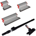 LEVEL5 Drywall Skimming Blade Set | 7, 10 & 16 Inch Skimming Blades | Ergonomic Aluminum Body | Replaceable 0.3mm German Stainless Steel Blade | For Smoothing Walls and Ceilings | 5-442