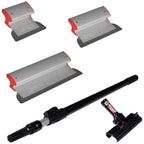 LEVEL5 Drywall Skimming Blade Set | 7, 10 & 16 Inch Skimming Blades | Ergonomic Aluminum Body | Replaceable 0.3mm German Stainless Steel Blade | For Smoothing Walls and Ceilings | 5-442