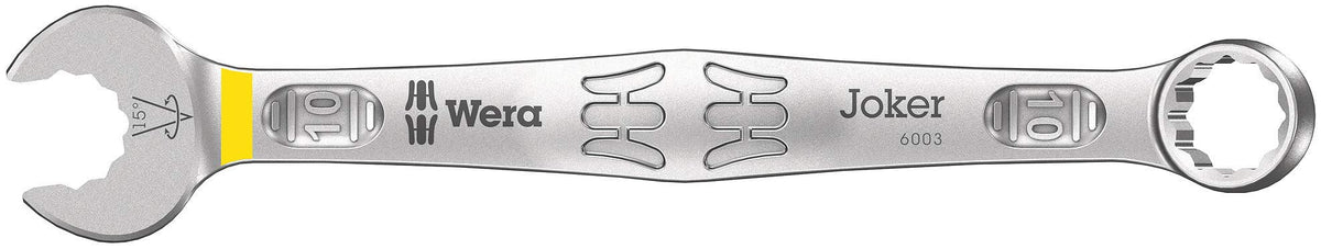 WERA - 05020233001-9640 Magnetic Rail 6003 Joker 1 Ring Spanner Set, 11 Pieces
