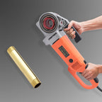 Pipe Threader, Electric Pipe Threader, 2300W 110V Strong Power Multi-purpose Pipe Threading Tool Kit w/ 6 Dies 1/2"-2" and Carrying Case, Heavy-Duty Aluminum and Steel Hand-Held Power Drive Kit