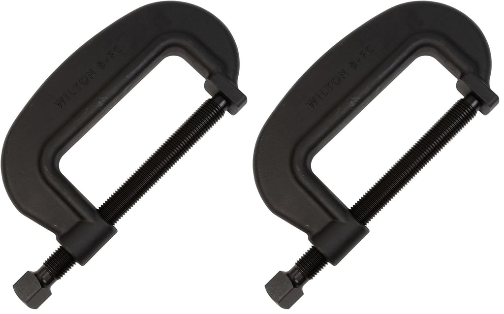 Wilton Brute Force C-Clamp, 5-3/8" Opening, 3-1/8" Throat, 23800 Lbs. Clamping Force (Model 5 F.C.) (Pack of 2)