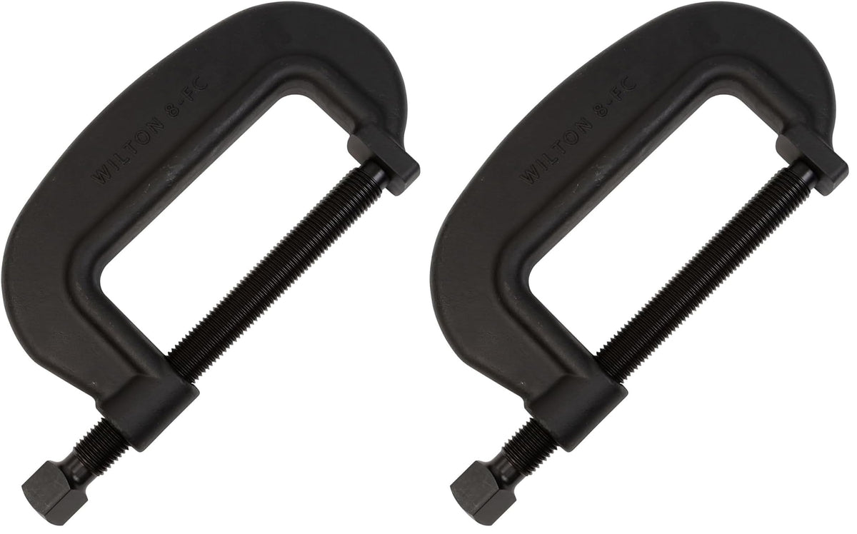 Wilton Brute Force C-Clamp, 5-3/8" Opening, 3-1/8" Throat, 23800 Lbs. Clamping Force (Model 5 F.C.) (Pack of 2)