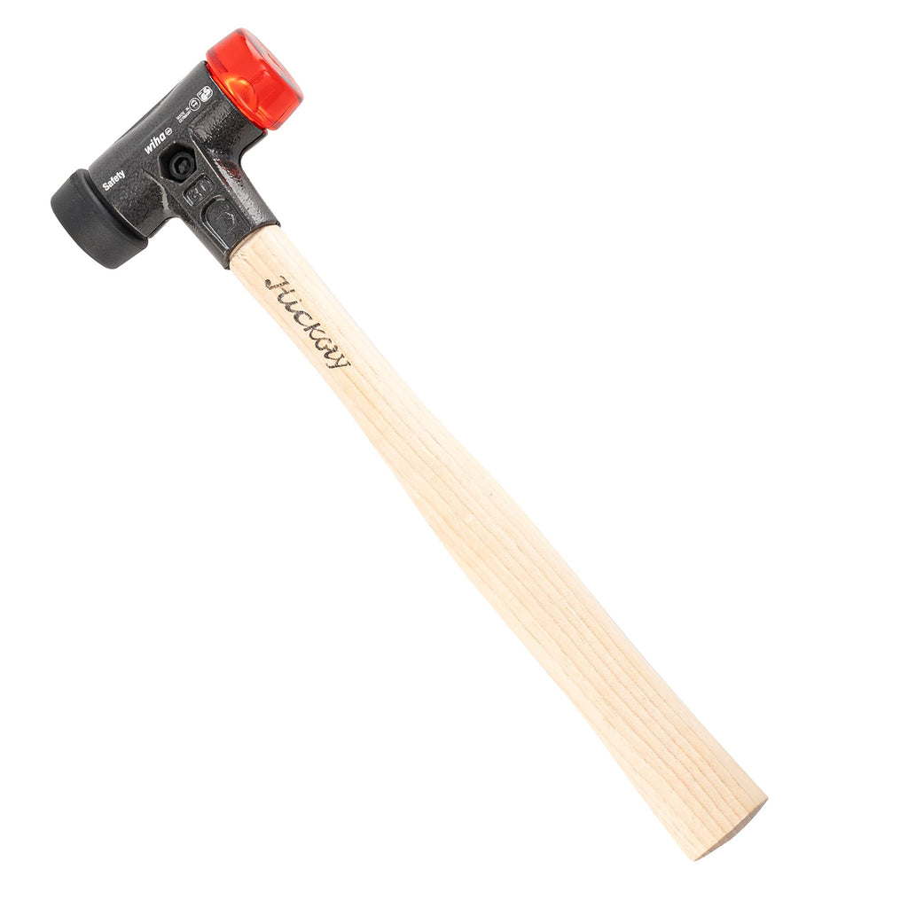 Wiha 83299080L Safety Very Hard Soft-Faced Long Hammer, White, 80 mm