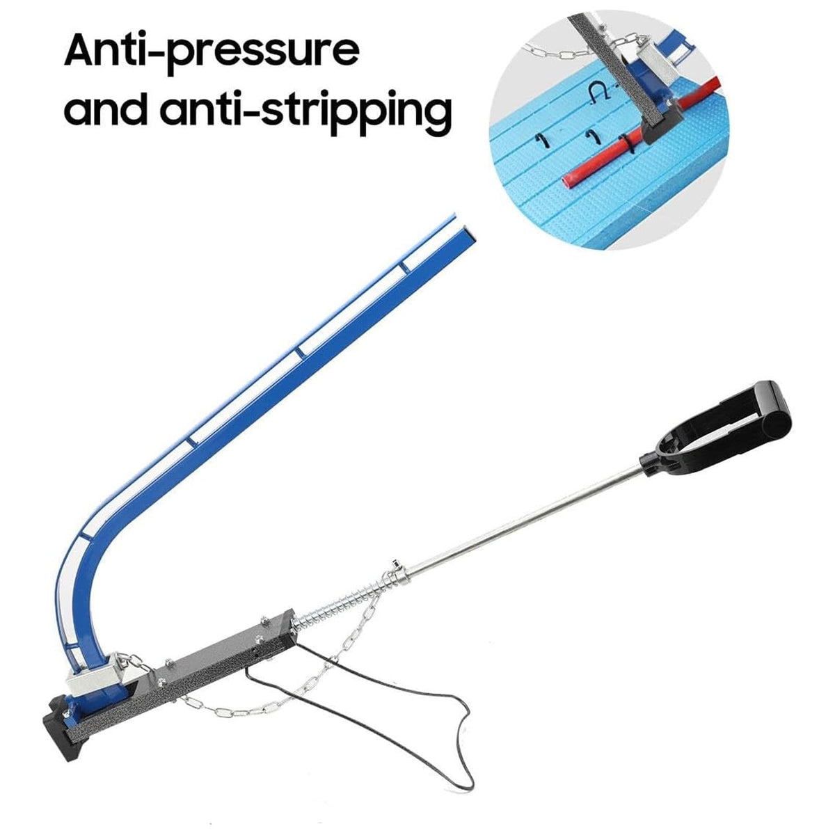 Underfloor Heating Pipe Clip Tacker Gun, Handheld Pipes Staples Device,for 20mm Clips, for Home Improvement