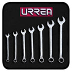 URREA 1200D 12-Point 1/4-1 1/16-Inch Combination Wrench, Chrome