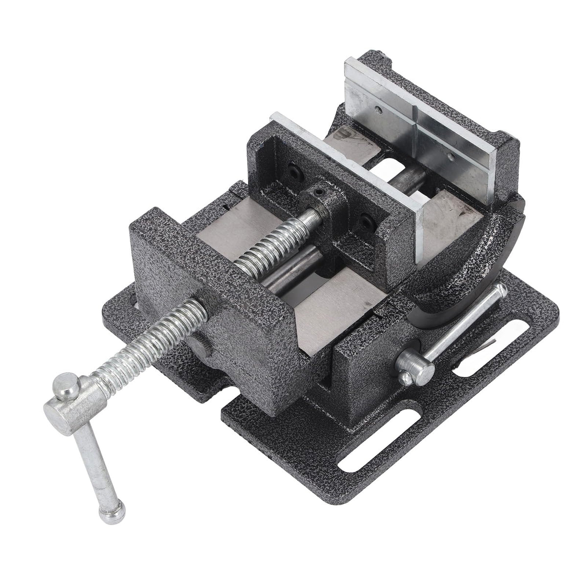 4 Inch Bench Vise, 90 Degree Tilting Angle Vice Crossed V Groove Removable Jaw Adjustable Table Vise Clamp, Tilting Angle Vise, Vice for Home Improvement