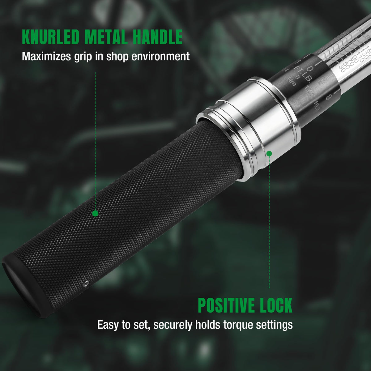 SK Tools USA 1/2" Drive Adjustable Torque Wrench Micrometer, 20-150 ft.lb.
