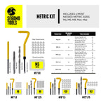 Metric & SAE 261 Piece HSS Drill Thread Repair Kit & 110 Piece Tap & Die Tool Set Bundle - THREAD261-110MM