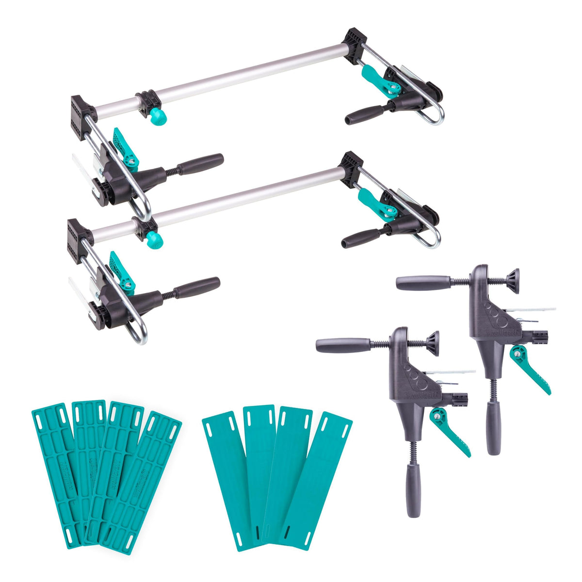 wolfcraft PRO Door Frame Assembly Set, 12 Pieces - Complete Fitting Kit