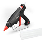 IDL Packaging GG-220 Industrial 200W Hot Glue Gun with 10 pcs Glue Sticks - 1/2" x 10" Full-Size Glue Sticks - Hot Glue Gun Kit for Variety of Surfaces: Foam, Vinyl, Leather, or Upholstery