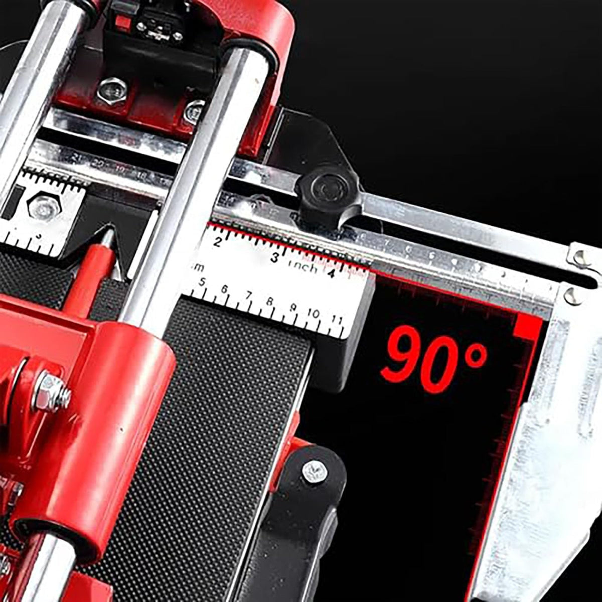 Manual Tile Cutter Tool, Precision Double Rail Ceramic & Porcelain Cutting Machine for Home Improvement, Professional Alloy Wheel Floor Breaker with Ruler
