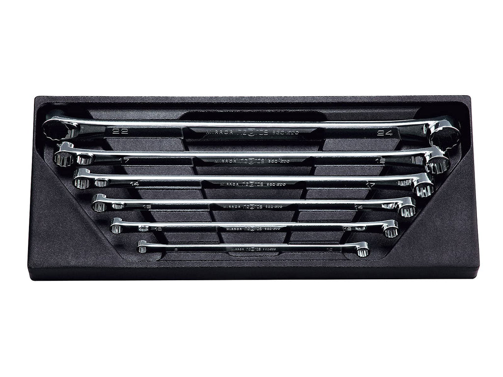 Nepros Flat Type Long Box-End Wrench Set(6pcs.)